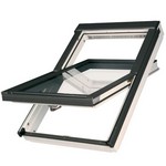 Fakro Centre Pivot Polyurethane Finish Roof Window FTU-V P2