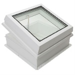 Loft Shop Manual Opening Flat Glass PVC