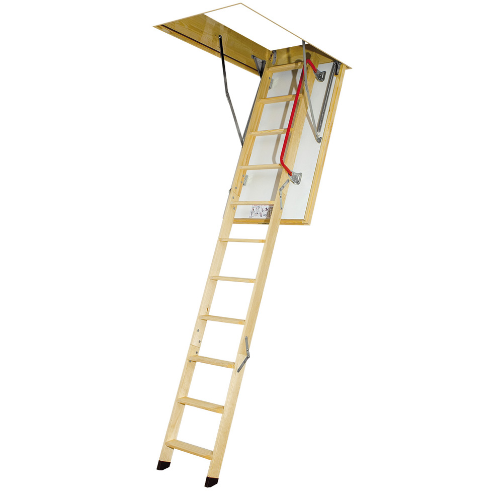 Wood Loft Ladders 3 Section Timber