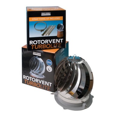 Rotorvent Turbolite Revolving Chimney Cowl