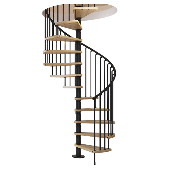 Beech Spiral Staircase 1200mm Diameter
