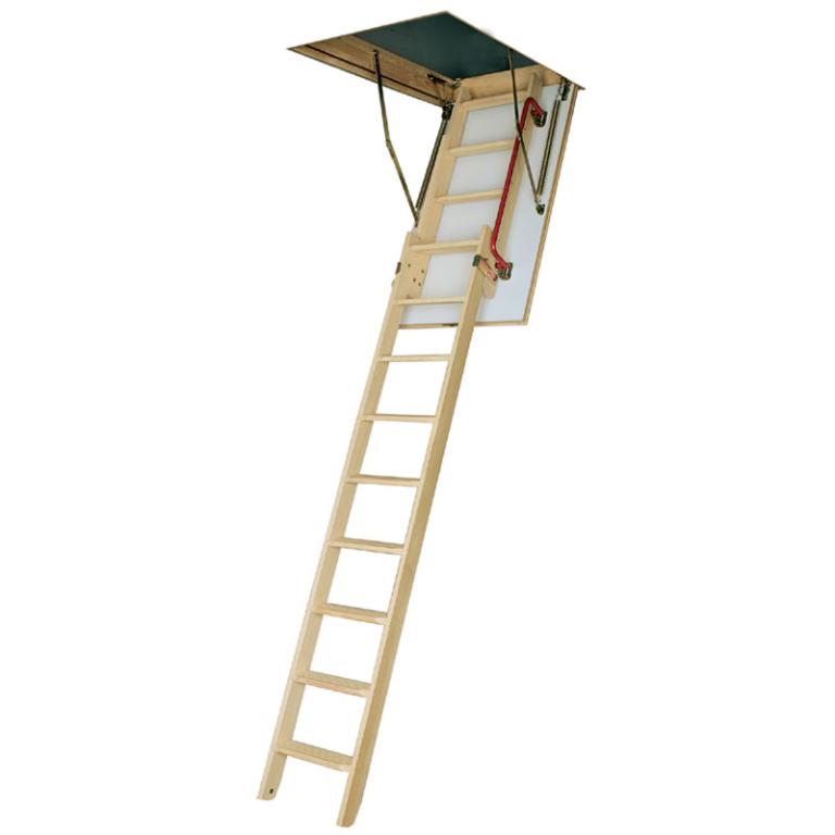 2 Section Sliding Timber Loft Ladder LDK